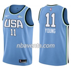 Camiseta Hombre Atlanta Hawks Trae Young 11 Nike 2019 Rising Star Swingman